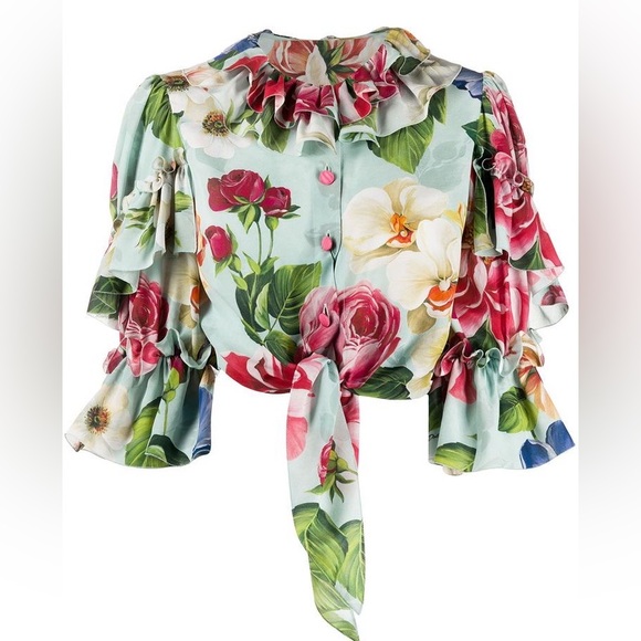 Dolce & Gabbana Tops - Dolce & Gabbana crop tops Size XS/IT38 In Excellent Condition